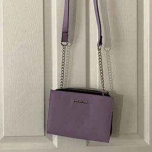 Steve Madden purple over the shoulder/cross body purse